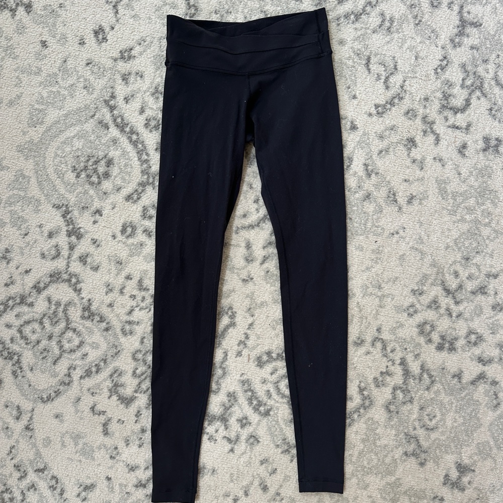 Black lululemon Leggings with crossover